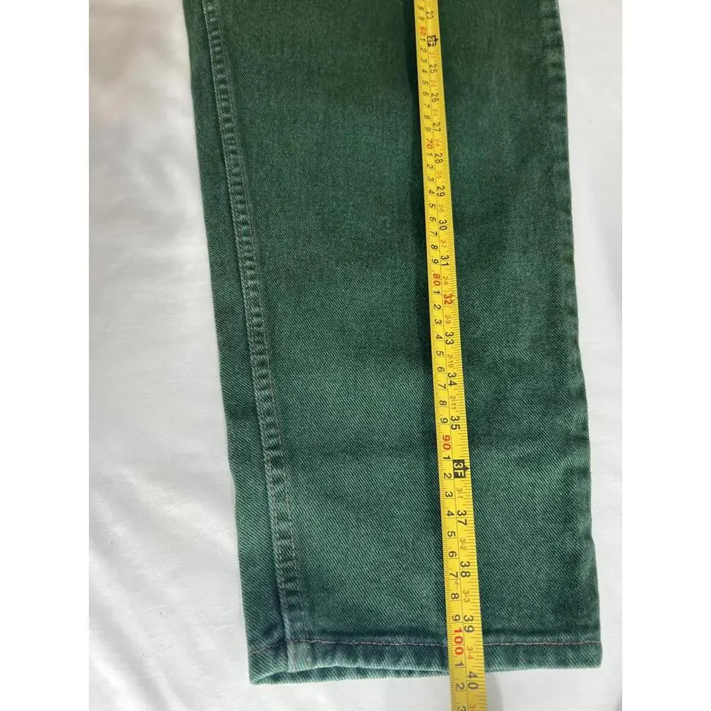 Levi’s 560 Vintage Green Jeans Made in USA 36x30 Loose Fit‎ 90s Denim Pants